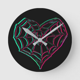 T - Shirt der Liebe Runde Wanduhr