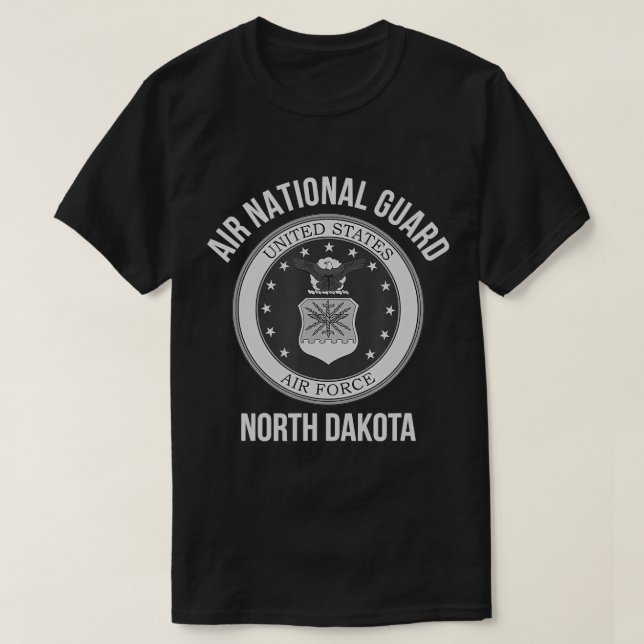 T - Shirt der Luftwaffe von North Dakota (Design vorne)