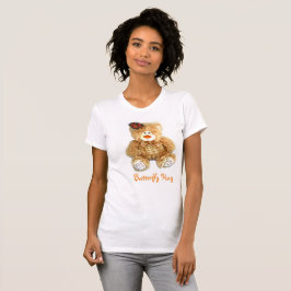 T - Shirt der Mama zu Teddy Bear und Butterfly HUG