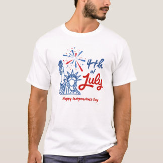 T - Shirt der Männer am 4. Juli