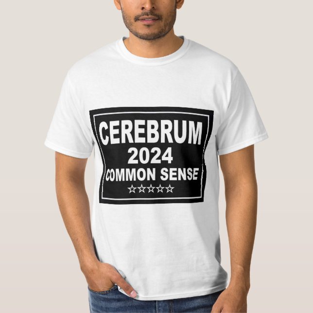 T - Shirt der Männer Cerebrum 2024 Gesunder Mensch (Vorderseite)