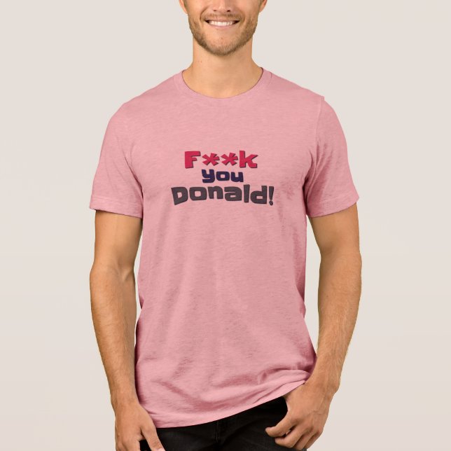 T - Shirt der Männer Donald Trump (Vorderseite)