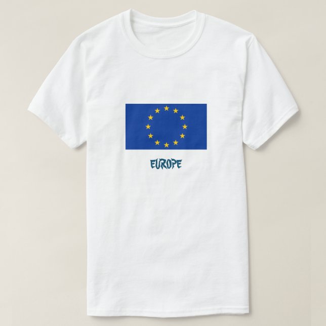 T - Shirt der Männer Europa (Design vorne)
