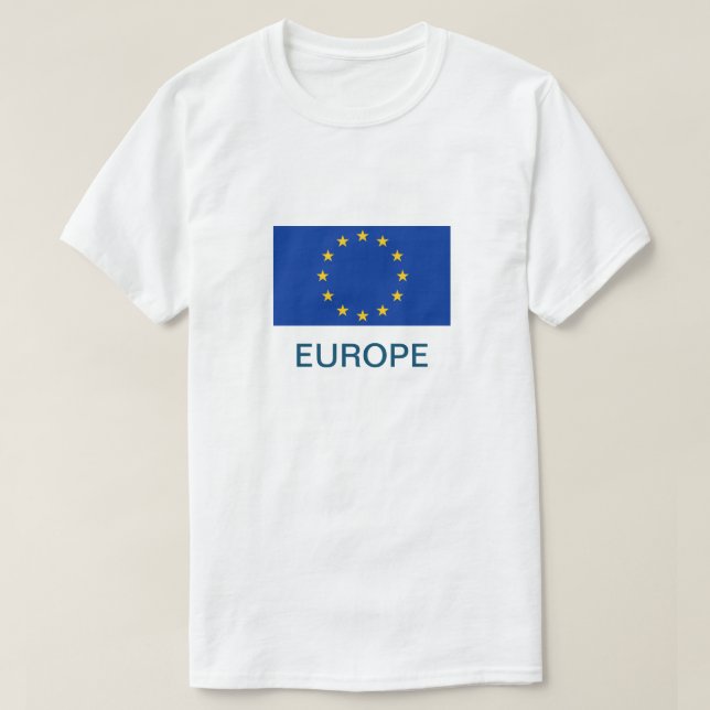 T - Shirt der Männer Europa (Design vorne)