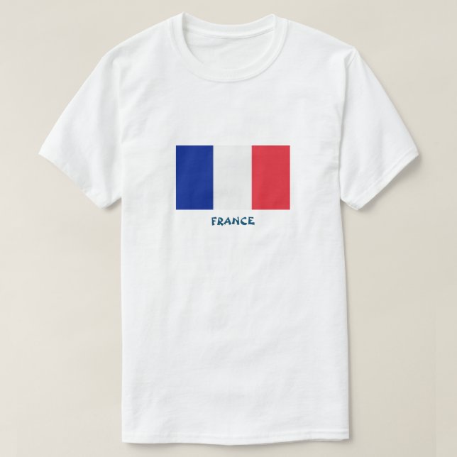 T - Shirt der Männer Frankreich (Design vorne)