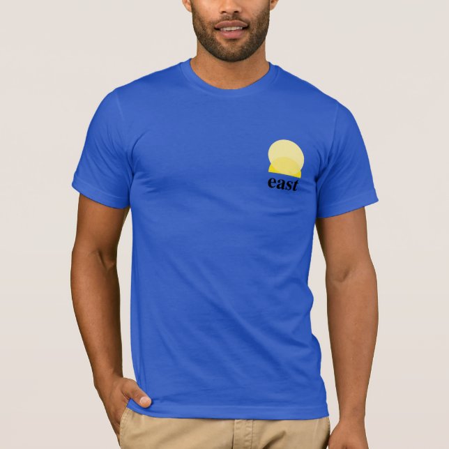 T - Shirt der Männer in Royal Blue (Vorderseite)