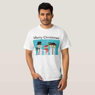 T-Shirt der Männer weißes Weihnachtsmit