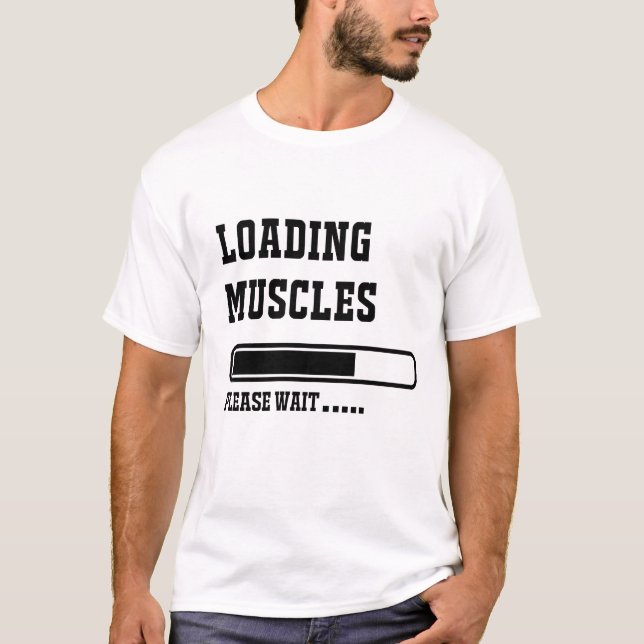 T - Shirt der Muskeln (Vorderseite)