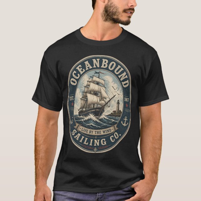 T-Shirt der Oceanbound Sailing Co (Vorderseite)