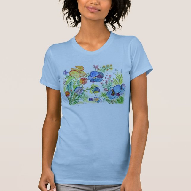 T-Shirt der Orchideen-16 (Vorderseite)