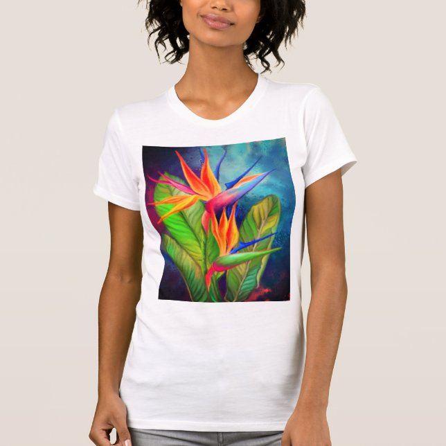 T - Shirt der Paradise Blume (Vorderseite)