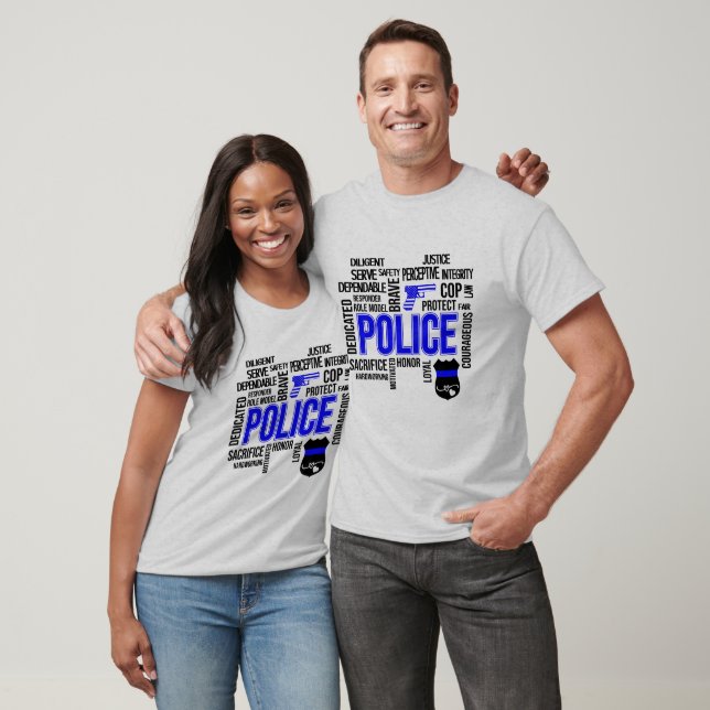 T - Shirt der polizeilichen Beschreibung (Unisex)