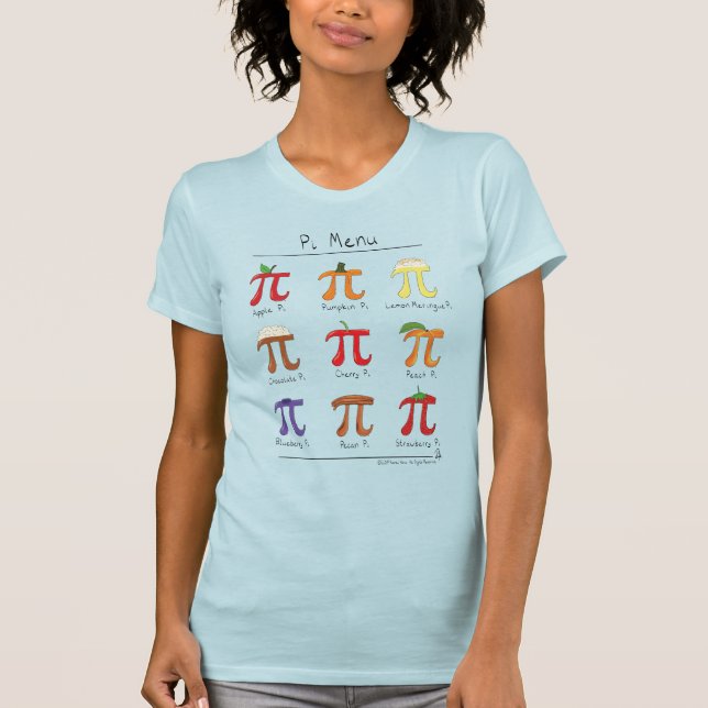 T - Shirt der PU-Menü-der niedliche (Vorderseite)