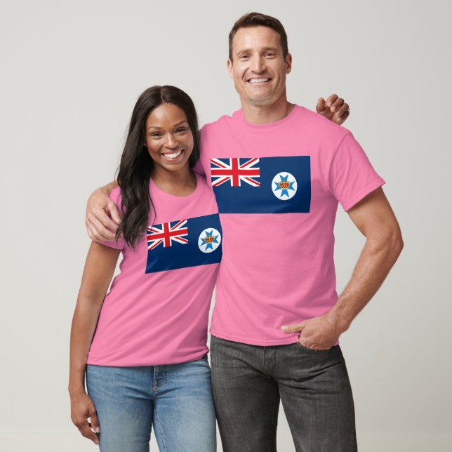 T - Shirt der Queensland-Flagge (Unisex)