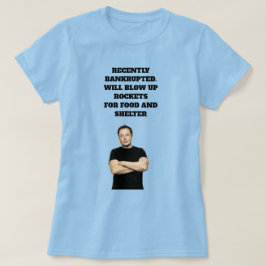 T - Shirt der Raketen aufblähen