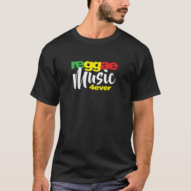 T-Shirt der Reggae-Musik-4ever für (Vorderseite)