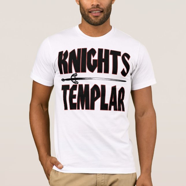T - SHIRT DER RITTER-TEMPLAR (Vorderseite)
