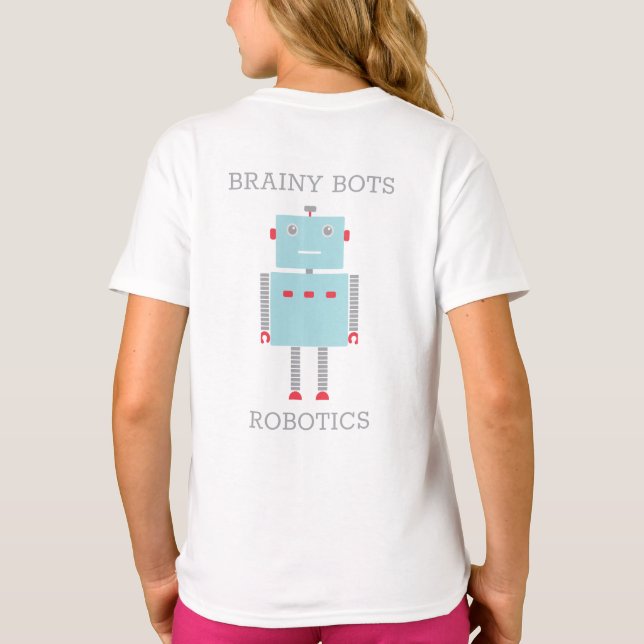 T - Shirt der Robotics Team Turnier Meisterschaft (Rückseite)