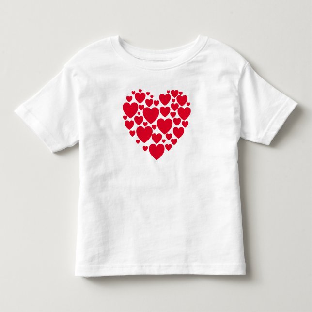 T - Shirt der Roten Herzen (Vorderseite)