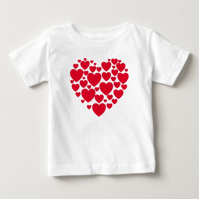 T - Shirt der Roten Herzen (Vorderseite)
