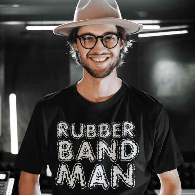 T - SHIRT DER RUBBERBAND-MANN-RETRO-MÄNNER (Von Creator hochgeladen)