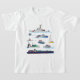 T - Shirt der Schiffsabbildungen (Laydown)