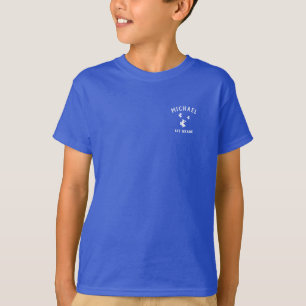 T - Shirt der Schule für personalisierte Fischlogo