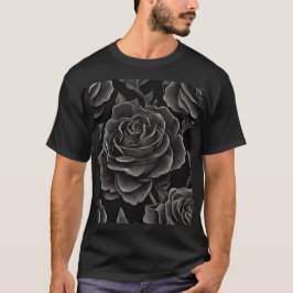 T - Shirt der schwarzen Rose