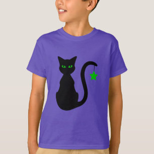T - Shirt der Schwarzkatzenart (Kind)
