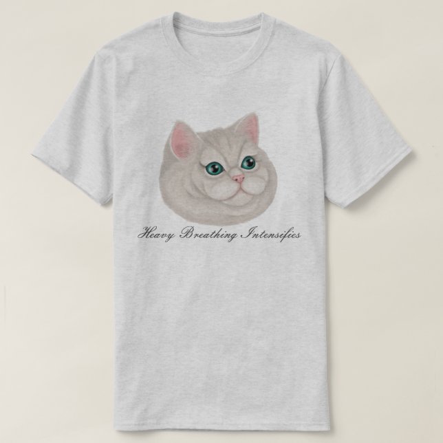 T - Shirt der schweren Atemluft (Design vorne)