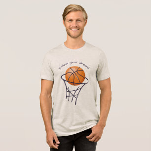 T - Shirt, der Sie motiviert, Ihrem Traum zu folge Tri-Blend Shirt
