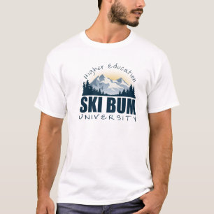 T - Shirt der Ski-Bum-Universität