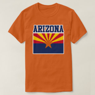 T - Shirt der Staatsflagge von Arizona
