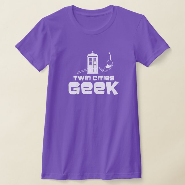 T - Shirt der Stadt Geek (Angepasst) (Ablage )