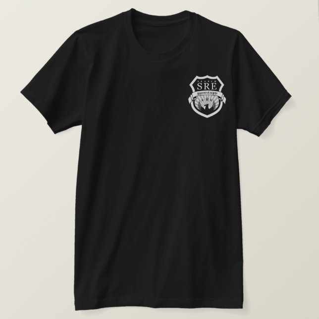 T - Shirt der SucheSRE (Design vorne)
