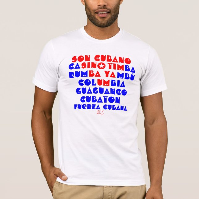 T-Shirt der Tänze kubanisch (Vorderseite)