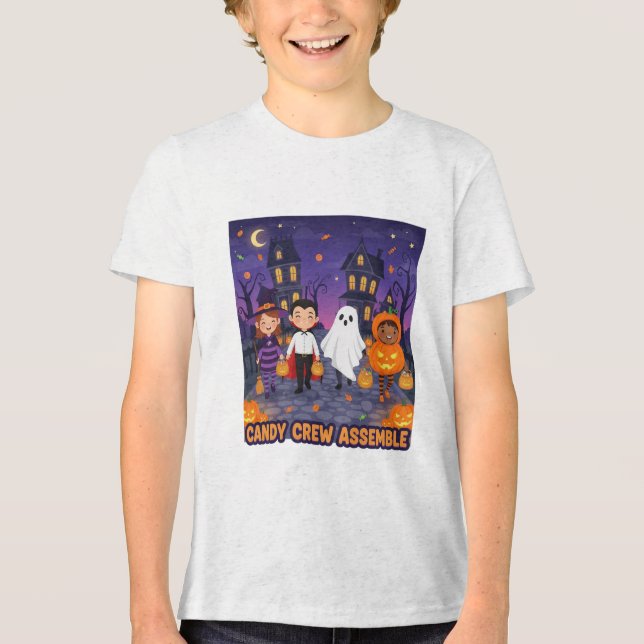 T - Shirt der Trick- oder Treatparade - Niedliches (Vorderseite)