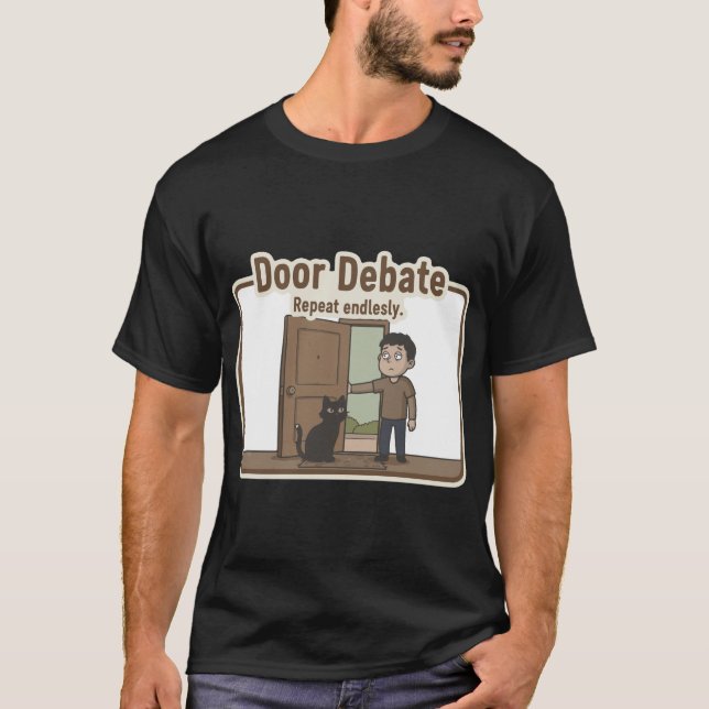 T - Shirt der Türdebatte (Vorderseite)