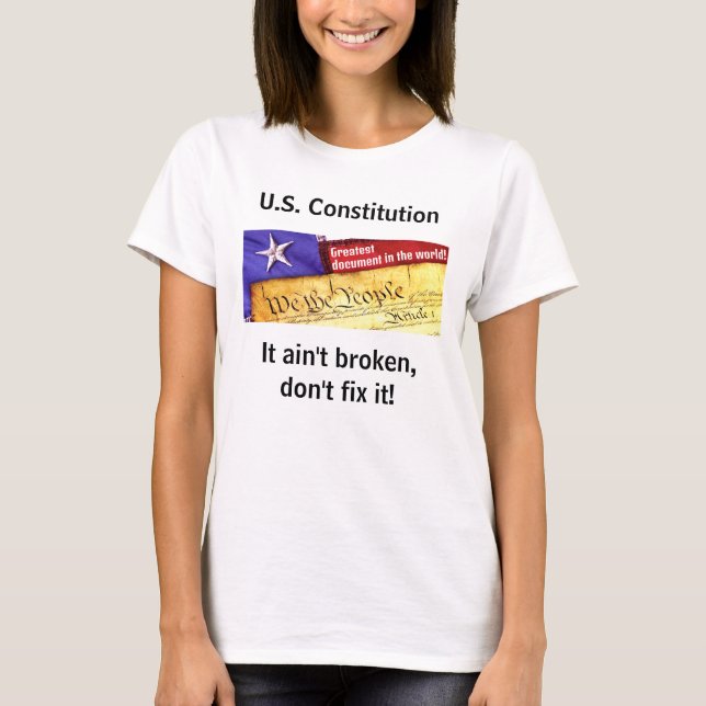 T - SHIRT der US-Verfassung (Vorderseite)