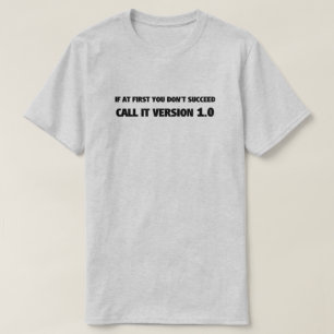 T - Shirt der Versions-1,0