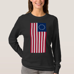 T - Shirt der vertikalen Betsy-Ross-Flagge