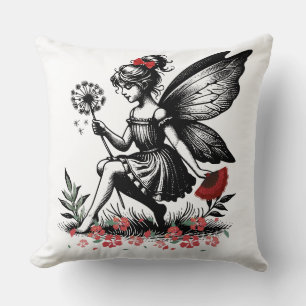 T-Shirt der verzauberten Fee - Whimsical & Etherea Kissen