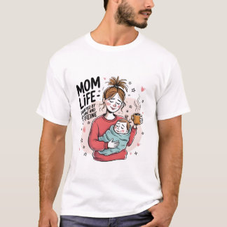 T - Shirt der Vintagen Blumenmutter