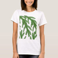 T - Shirt der Weihnachtsbaumzweige