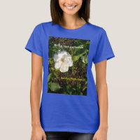 T - Shirt der weißen Blume