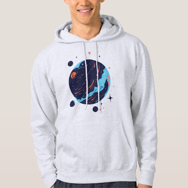 T - Shirt der Weltraumkunst (Vorderseite)