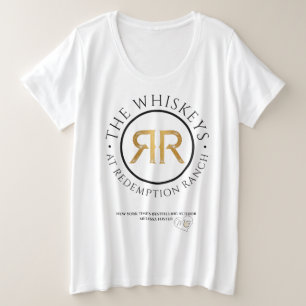 T - Shirt der Whiskeys-Ranch-Werbeflächen bis zu 4