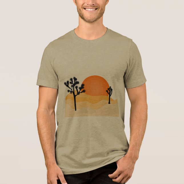 T - Shirt der Wüstenlandschaft (Vorderseite)