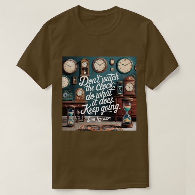 T - Shirt der Zeitproduktivität (Design vorne)