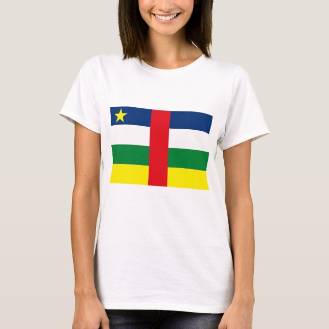T - Shirt der Zentralafrikanischen Republik (Vorderseite)